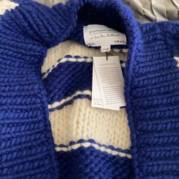I Love Mr. Mittens Wool Cardigan - Picture 2 of 2